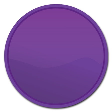Signmission Purple Circle Rigid Plastic Sign P-8-CIR-Purple